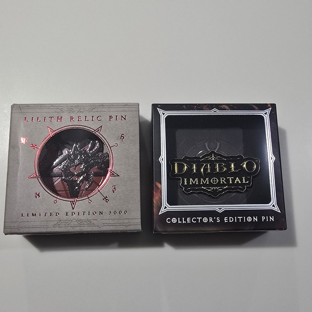 Diablo Immortal Lilith Relic Collector Pin Limited Edition‎ 2500 3000 Blizzard